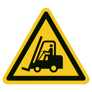 Transportmiddelen / heftruck — ISO 7010 W014