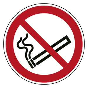 Verboden te roken — ISO 7010 P002