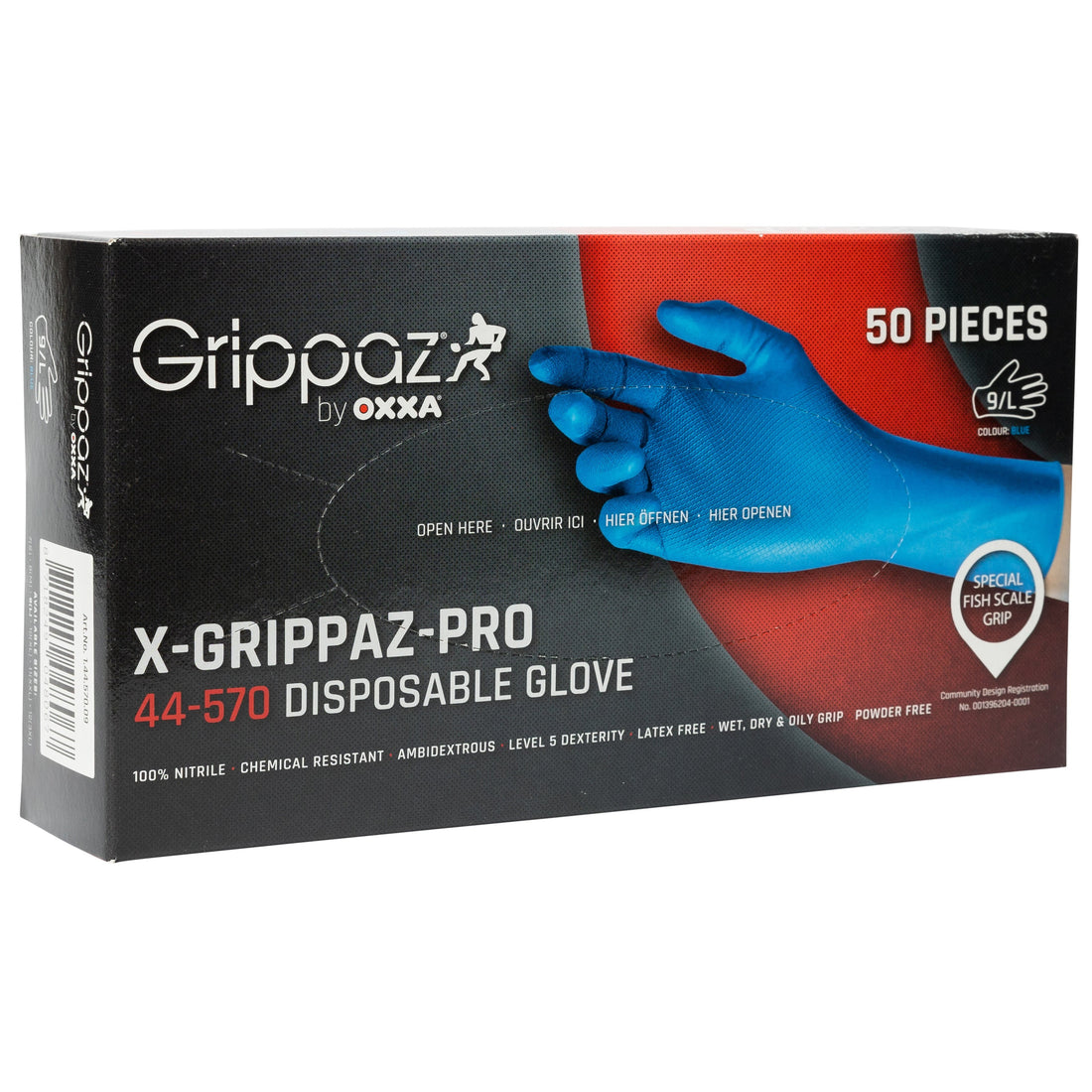 OXXA® X-Grippaz-Pro 44-570 handschoen — dispenser à 50 stuks