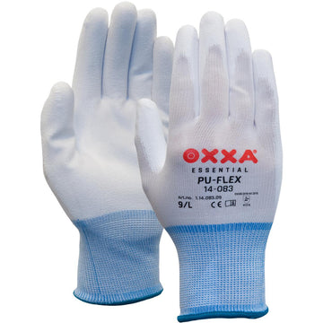 OXXA PU-Flex 14-083 werkhandschoen, wit met PU-coating