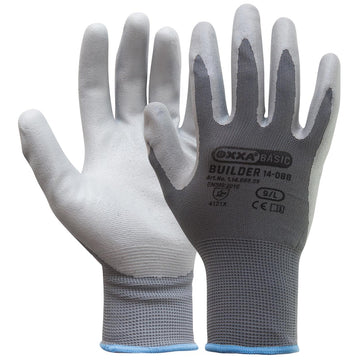OXXA Builder 14-088 werkhandschoen, grijs met nitril foam-coating