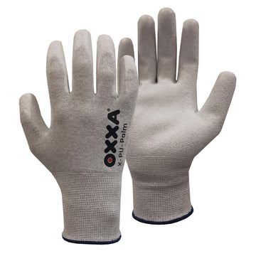 OXXA X-PU-Palm 14-103 ESD werkhandschoen, grijs/wit