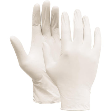 OXXA Latex-Strong 44-215 latex wegwerphandschoenen, naturel, dispenser à 100 stuks