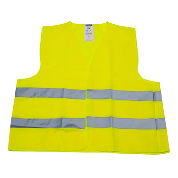 OXXA Reflect 0115 verkeersvest, fluo geel of fluo oranje met klittenbandsluiting en reflectiestrepen
