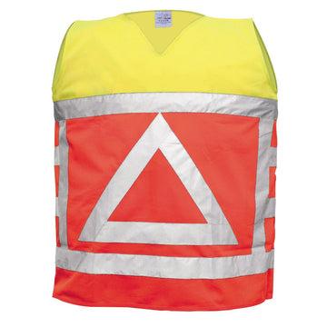 OXXA Amelia 0125 verkeersregelaarsvest, fluo oranje/fluo geel met reflecterende tape