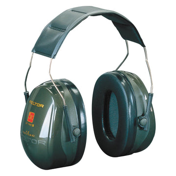3M Peltor Optime II H520A gehoorkap met hoofdband, groen