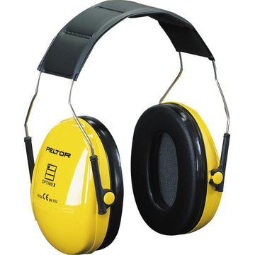 3M Peltor Optime I H510A gehoorkap met hoofdband, geel