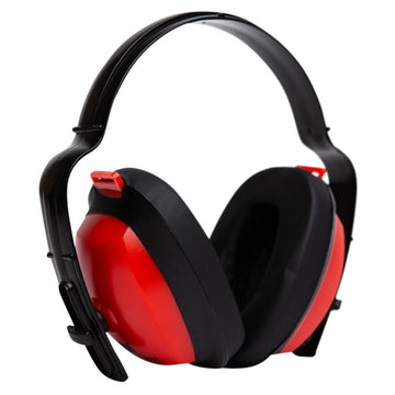 OXXA Reducer 8260 gehoorkap met hoofdband, rood