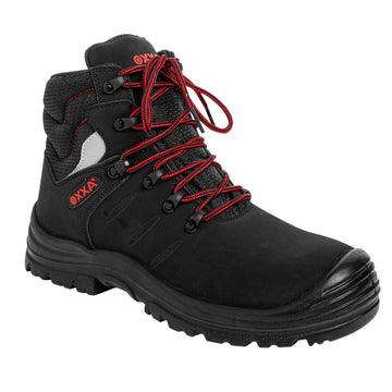 OXXA E-Andar 1800 veiligheidsschoen S3S, zwart gerecycled microfiber, metaalvrij