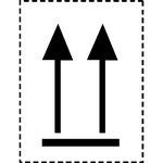 ADR — Oriëntatiepijlen (deze kant boven) — pictogram