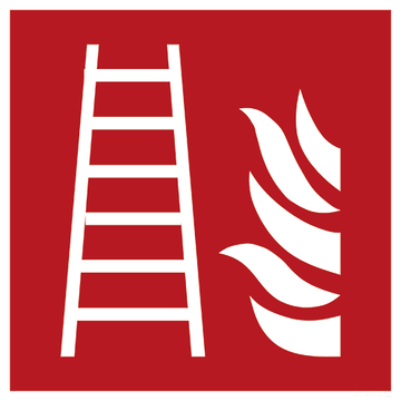 Brandladder — ISO 7010 F003