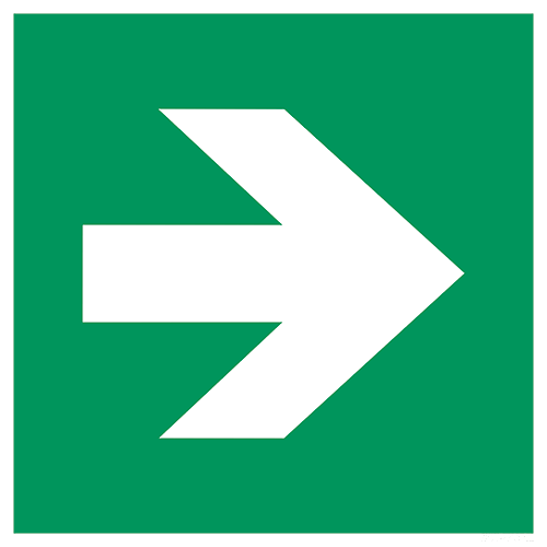 Pijl richting (90°)