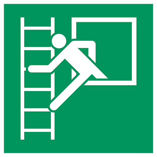 Noodladder / vluchtladder