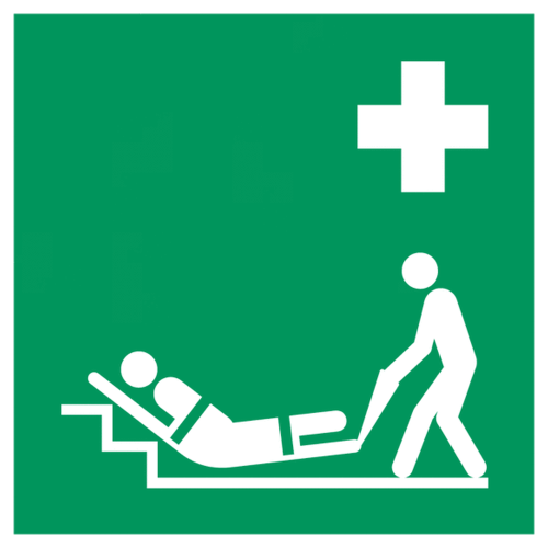 Evacuatiebrancard voor trappen