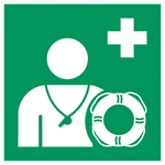 Reddingsbrigade — ISO 7010 E075 — pictogram
