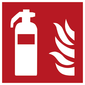 Brandblusser — ISO 7010 F001