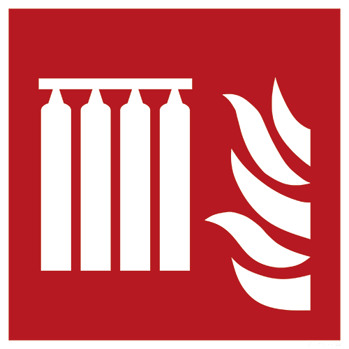 Brandblusbatterij