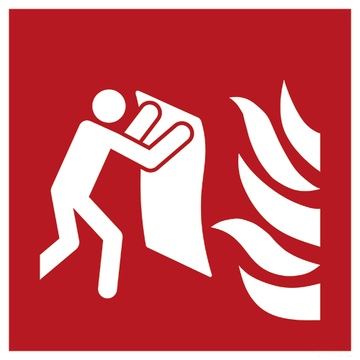 Blusdeken — ISO 7010 F016 — pictogram