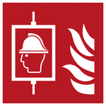 Brandweerlift — ISO 7010 F017 — pictogram