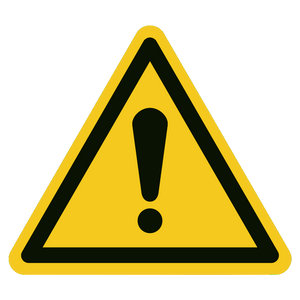 Algemeen gevaar — ISO 7010 W001