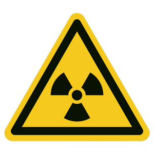 Radioactieve stoffen of ioniserende straling — ISO 7010 W003