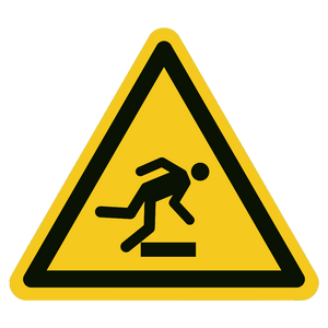 Struikelgevaar — ISO 7010 W007