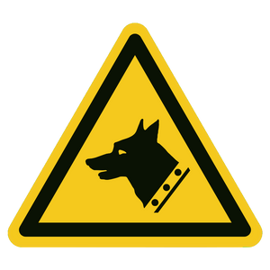 Waakhond — ISO 7010 W013