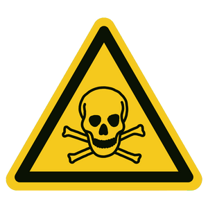 Giftige stoffen — ISO 7010 W016