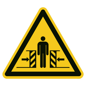 Beknellingsgevaar — ISO 7010 W019
