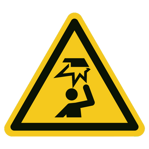 Stoot het hoofd / bovenhoofds obstakel — ISO 7010 W020