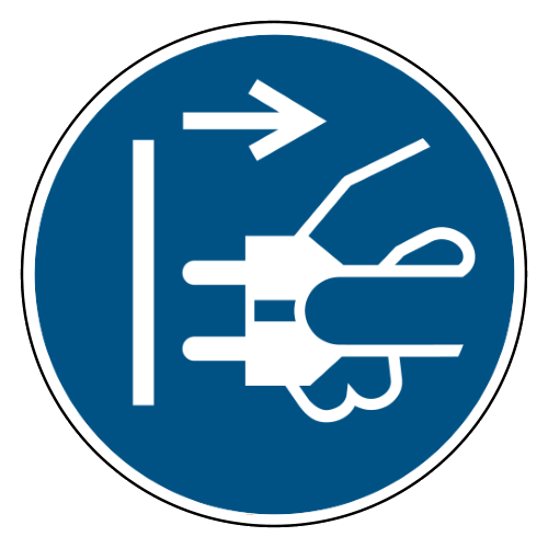 Stekker uit stopcontact verplicht