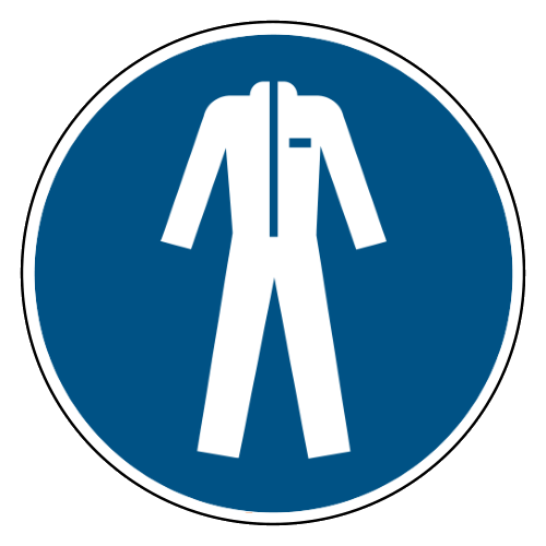 Beschermende kleding verplicht