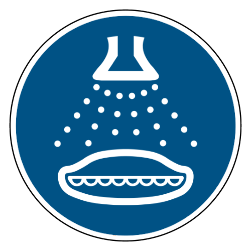 Activeer sproei-/sprinklersysteem reddingsboot