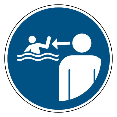 Houd toezicht op kinderen in/bij water