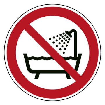 p026-geen-apparaat-met-douche-in-bad-gebruiken
