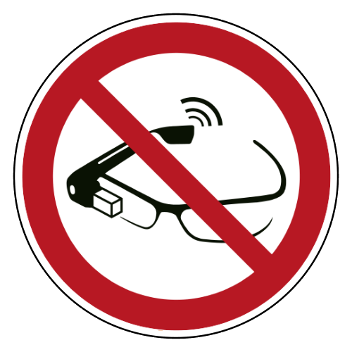 Augmented-reality-bril verboden