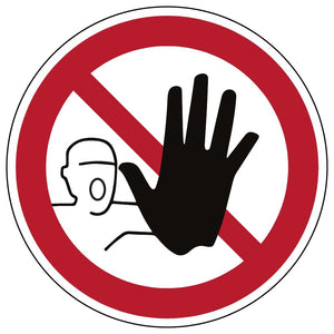 Verboden toegang voor onbevoegden — ISO 7010 P080
