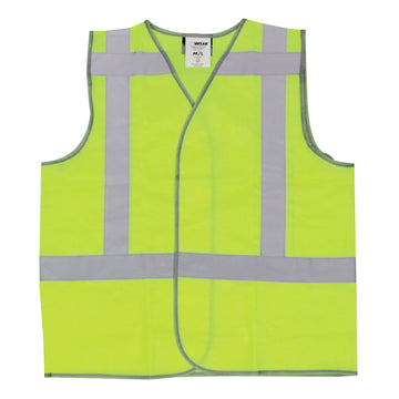 OXXA Anika 0175 verkeersvest geel, fluo geel mesh polyester met 50 mm reflectiestrepen